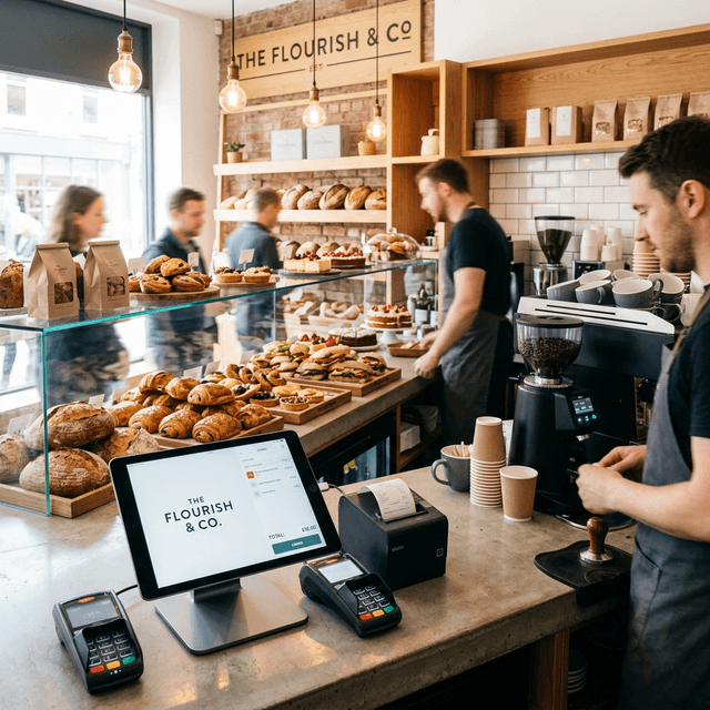 Kassensystem fuer Cafes